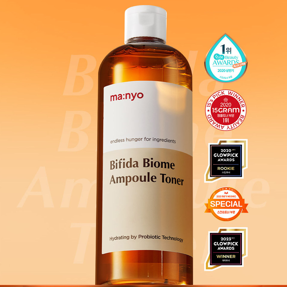 Manyo Factory Bifida Biome Ampoule Toner 400 мл. Ампульный тонер с бифидобактериями