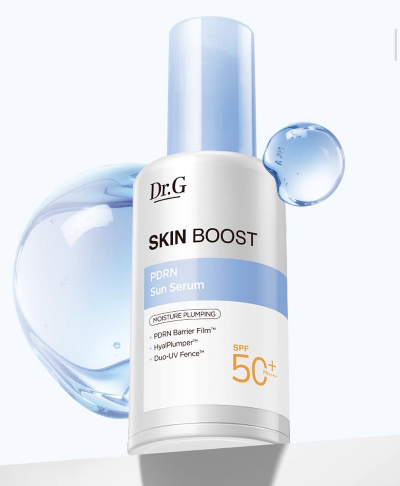 Dr.G Skin Boost PDRN Sun Serum SPF50+ PA++++ Солнцезащитный серум с ПДРН — изображение 2